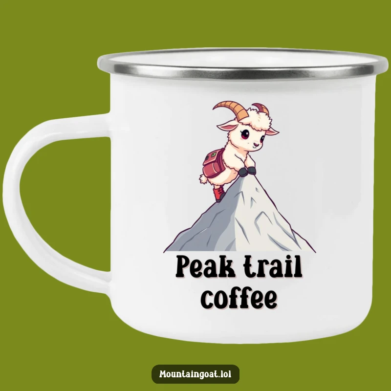 Funny Goat Hiking Camping Mug: Your Adventure Fuel!
