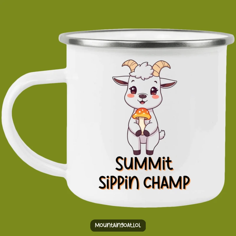 Funny Mountain Goat Camping Mug: Adventure Humor for Your Outdoor Brews!