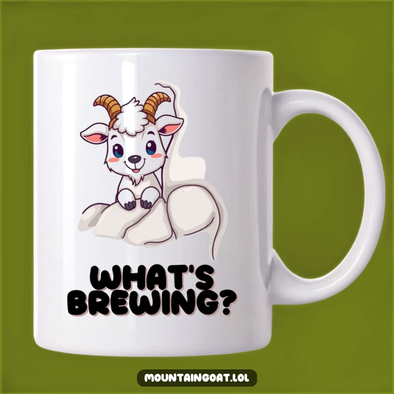 Funny Curious Goat Peeking Mug - Hilarious Hide-and-Seek Surprise Gift