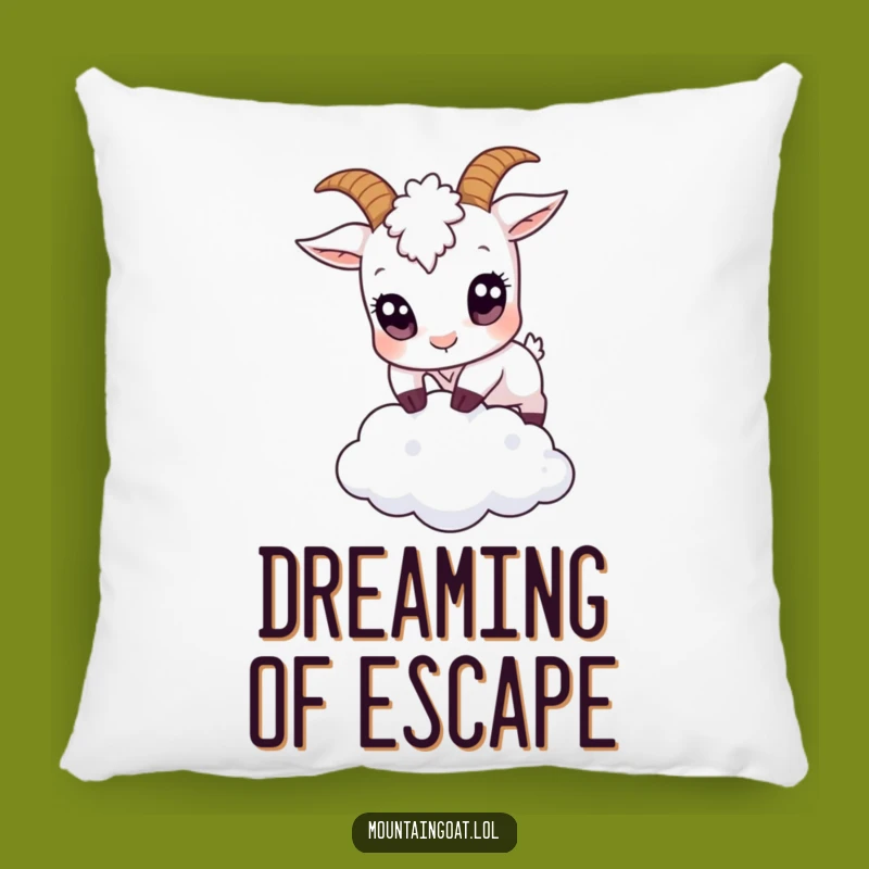 Funny Big Eyes Goat Pillow: Comfy and Hilarious Dreamy Decor