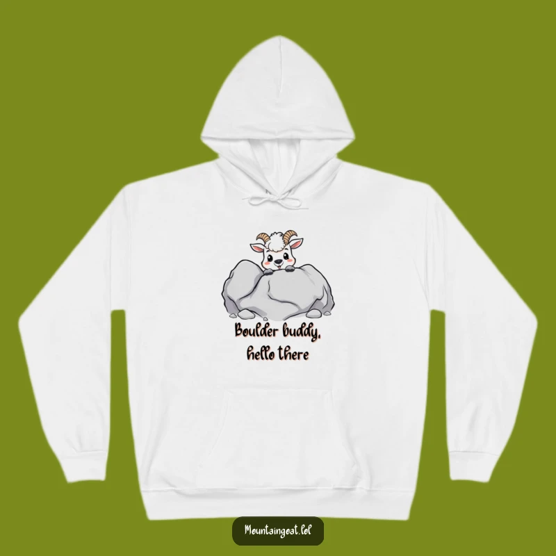 Funny Kawaii Mountain Goat Hoodie: Cozy Mischief, Ultimate Funny Gift for Goat Enthusiasts