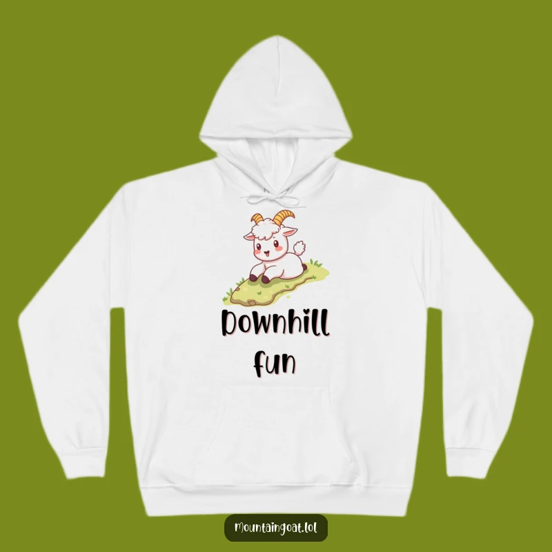 Funny Kawaii Goat Sliding Hoodie: Cozy Fun on the Go
