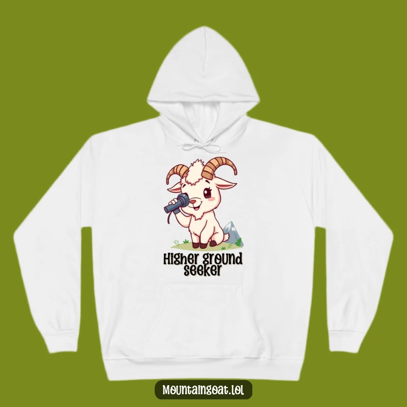 Funny Mountain Goat Hoodie - Cozy & Adventurous Character Comfort