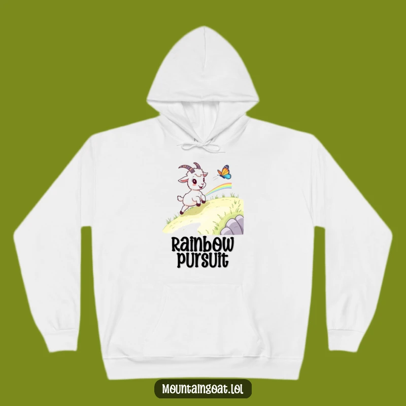 Funny Mountain Goat Adventure Hoodie - Cozy Nature Gift Apparel