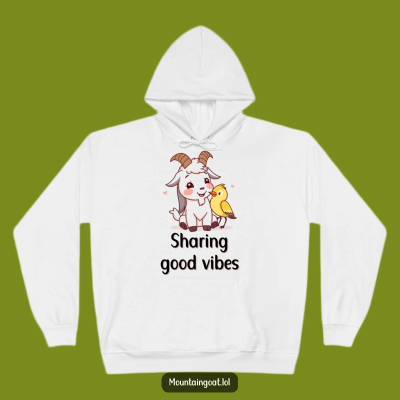 Cozy Funny Goat Giggle Hoodie: Warmth and Laughter Together