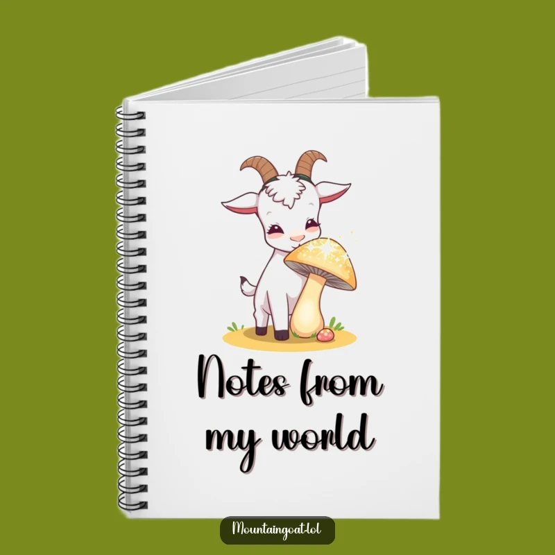 Funny Curious Goat Notebook: Hilarious Journal for Explorer's Notes