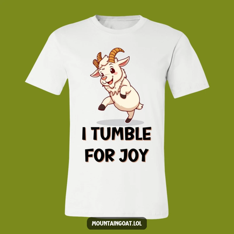 Funny Mountain Goat T-Shirt: Wear Your Clumsy Adventure with Pride