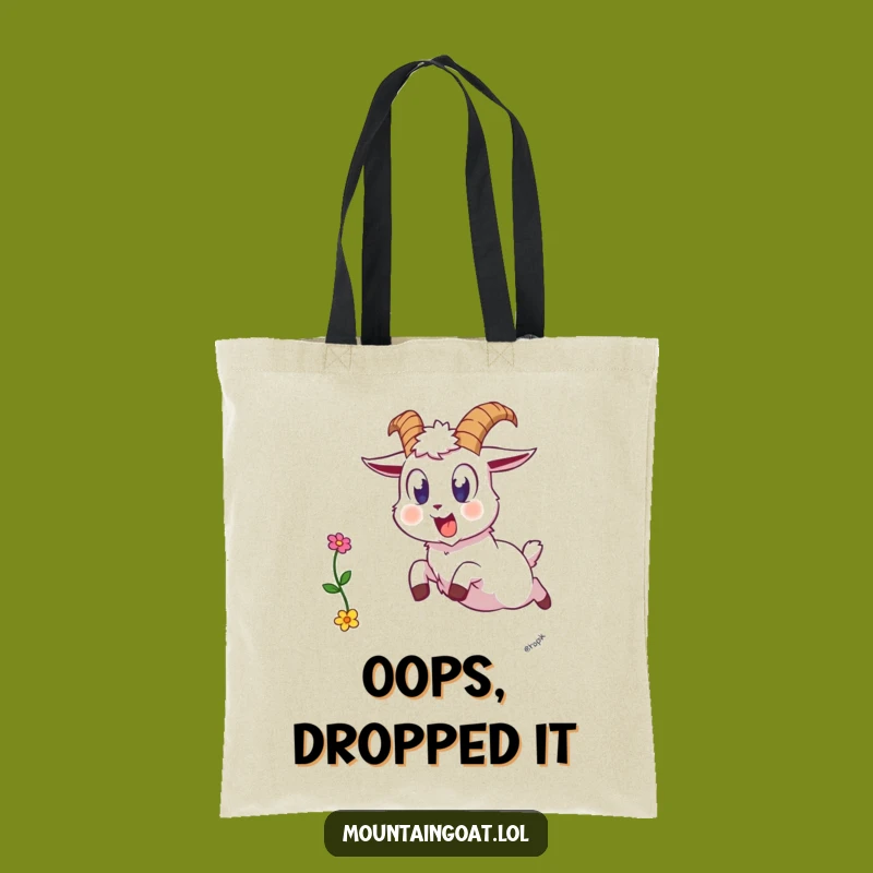 Funny Goat Surprise Tote Bag - Humorous Carry-All Gift