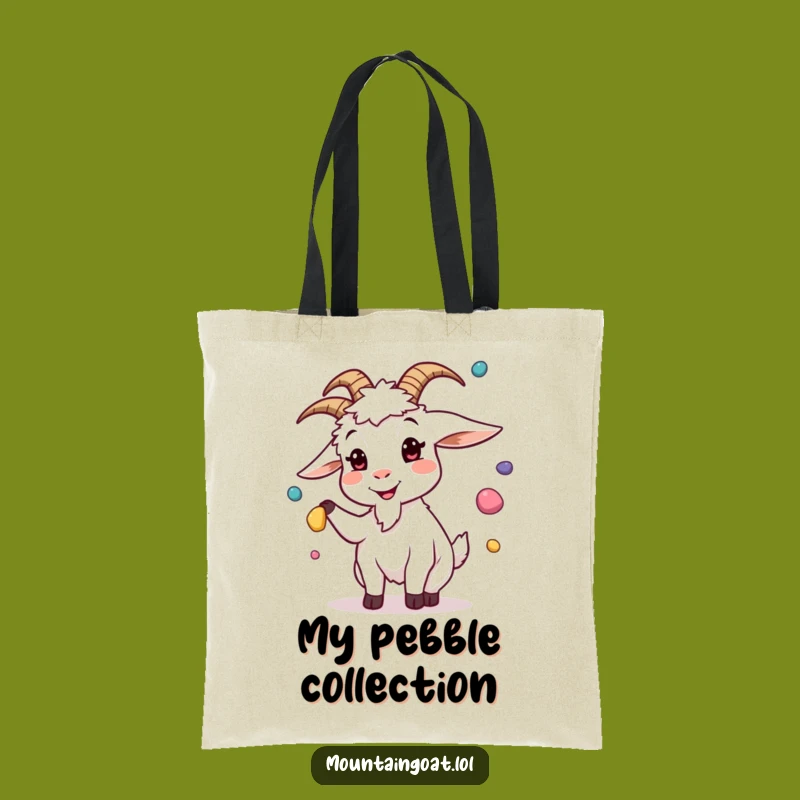 Funny Silly Goat Juggling Tote Bag: Carry Your Essentials with a Smile